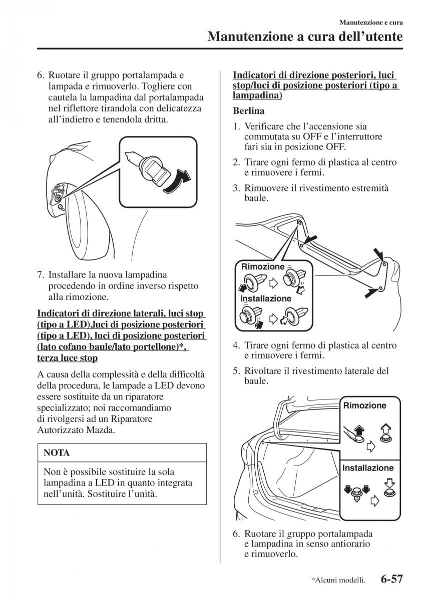 Mazda 3 III manuale del proprietario / page 553