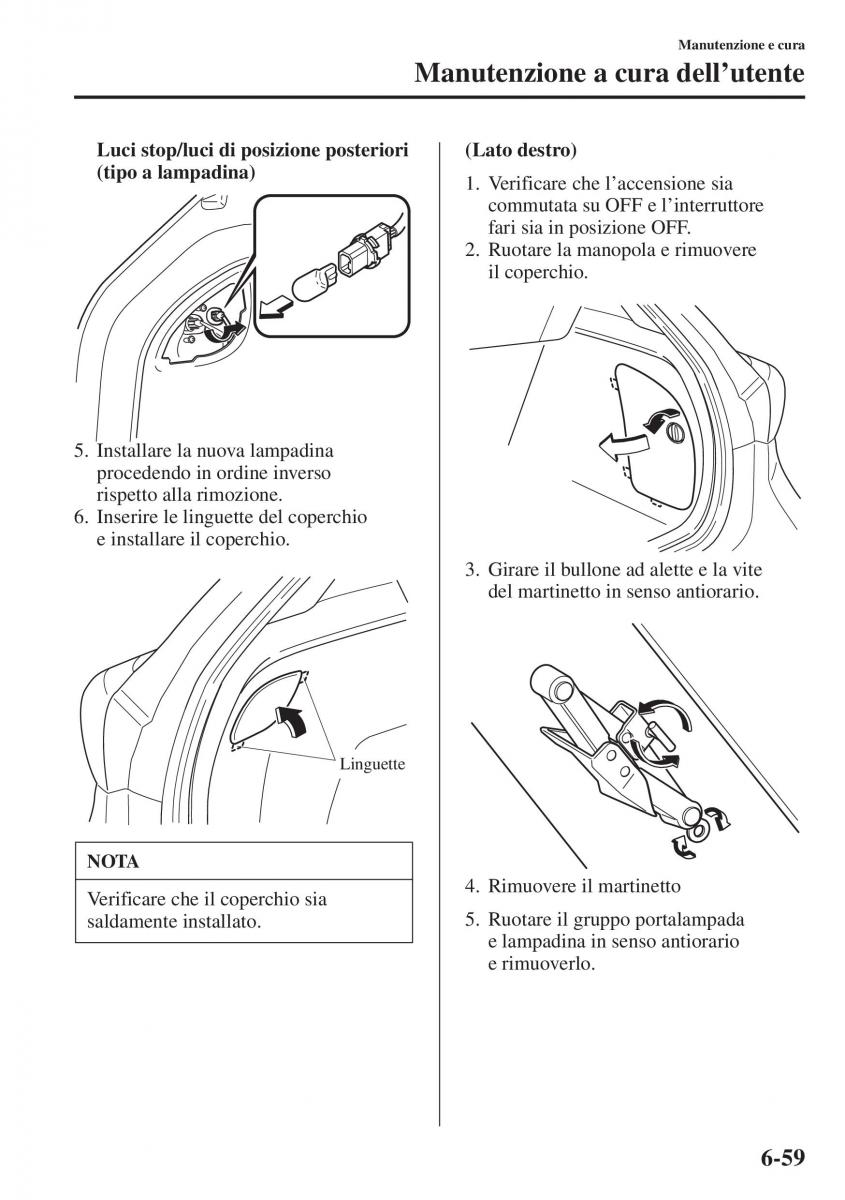 Mazda 3 III manuale del proprietario / page 555