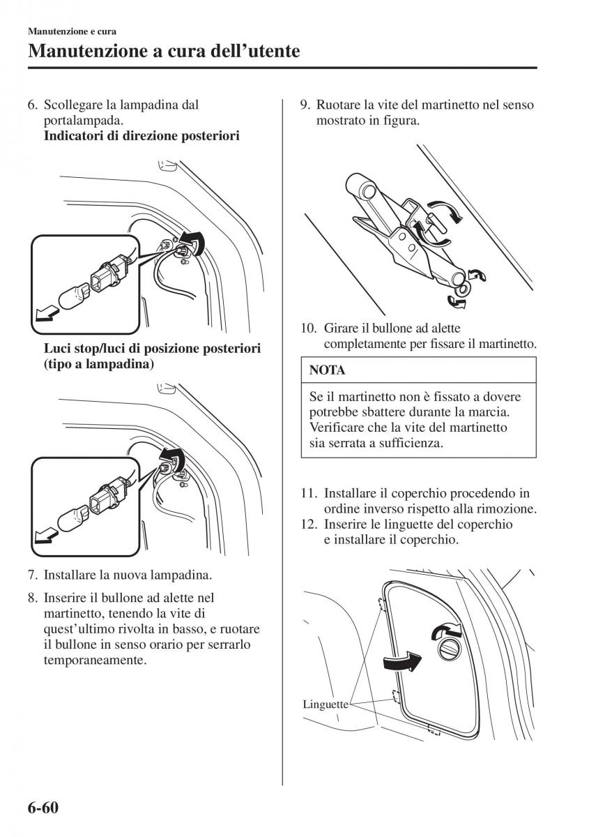 Mazda 3 III manuale del proprietario / page 556