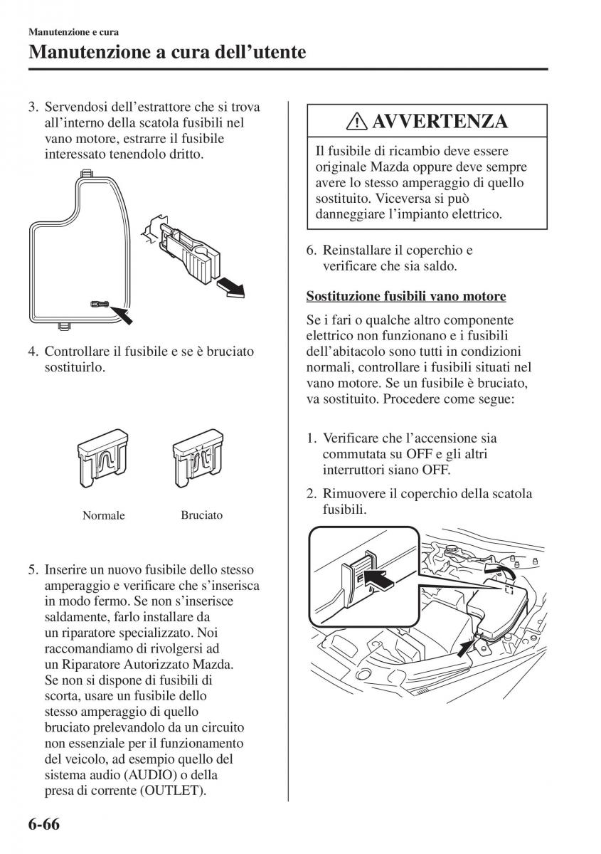 Mazda 3 III manuale del proprietario / page 562