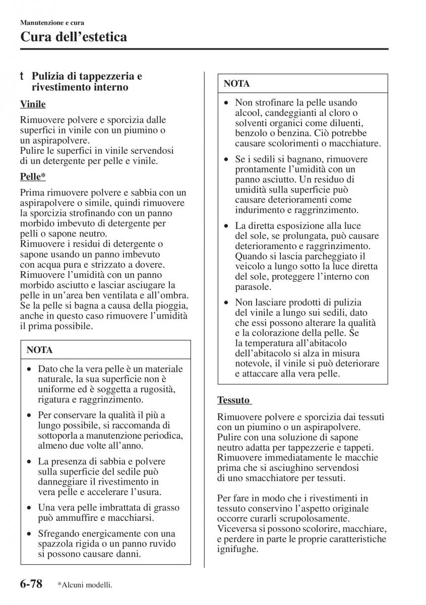 Mazda 3 III manuale del proprietario / page 574