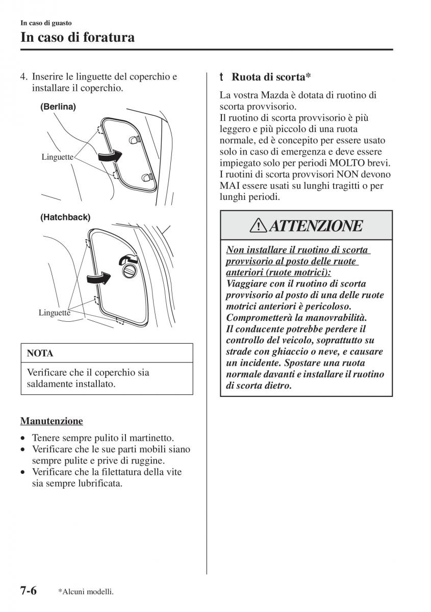 Mazda 3 III manuale del proprietario / page 582