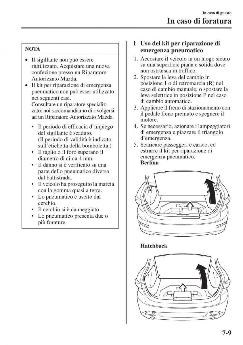 Mazda 3 III manuale del proprietario / page 585