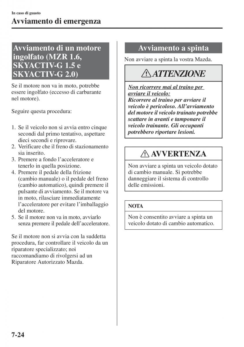 Mazda 3 III manuale del proprietario / page 600