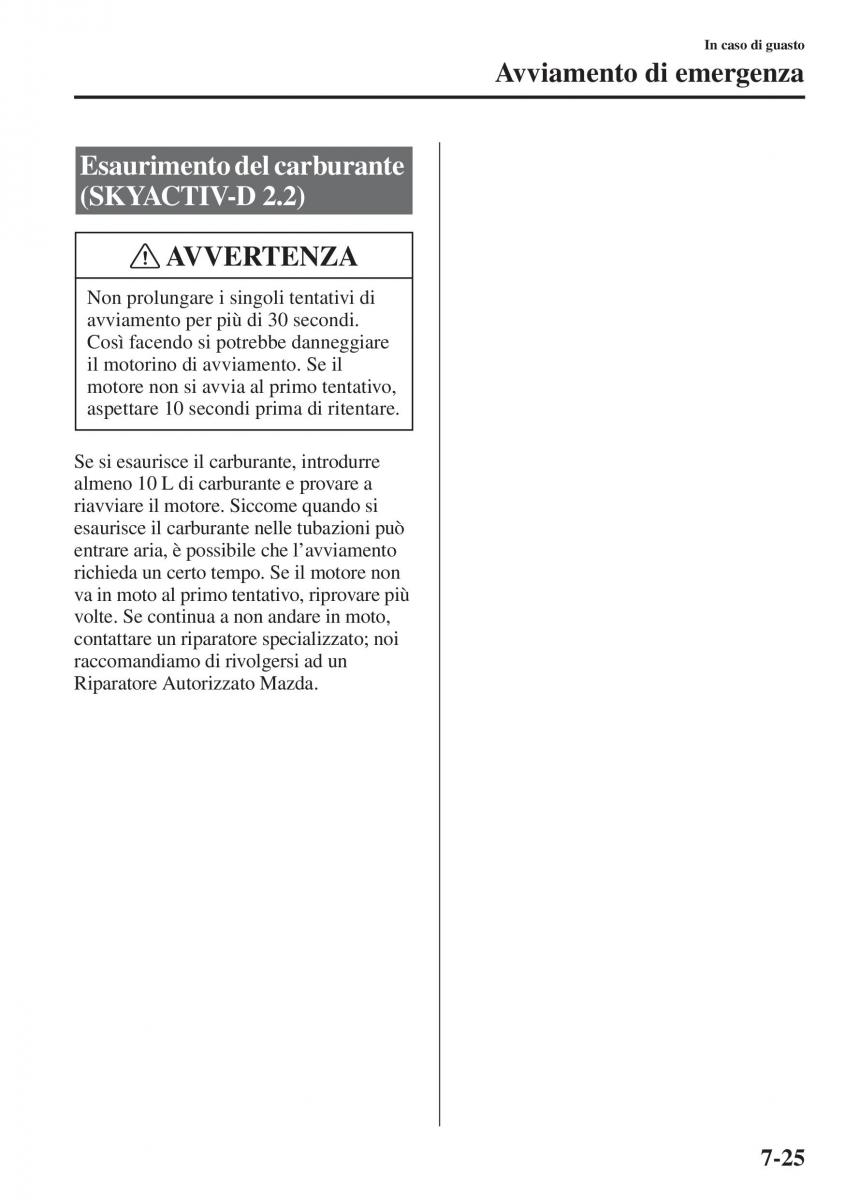 Mazda 3 III manuale del proprietario / page 601