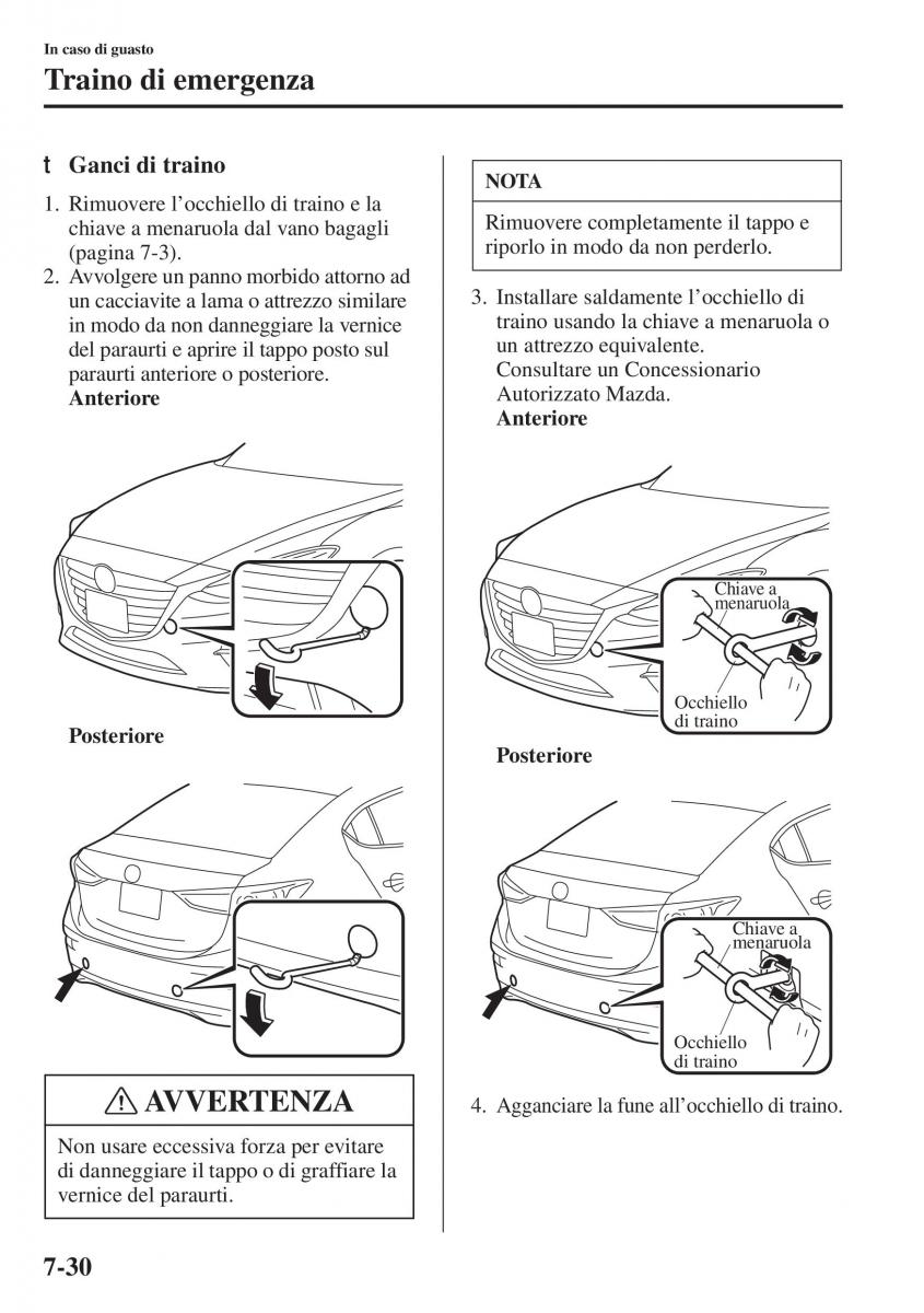 Mazda 3 III manuale del proprietario / page 606