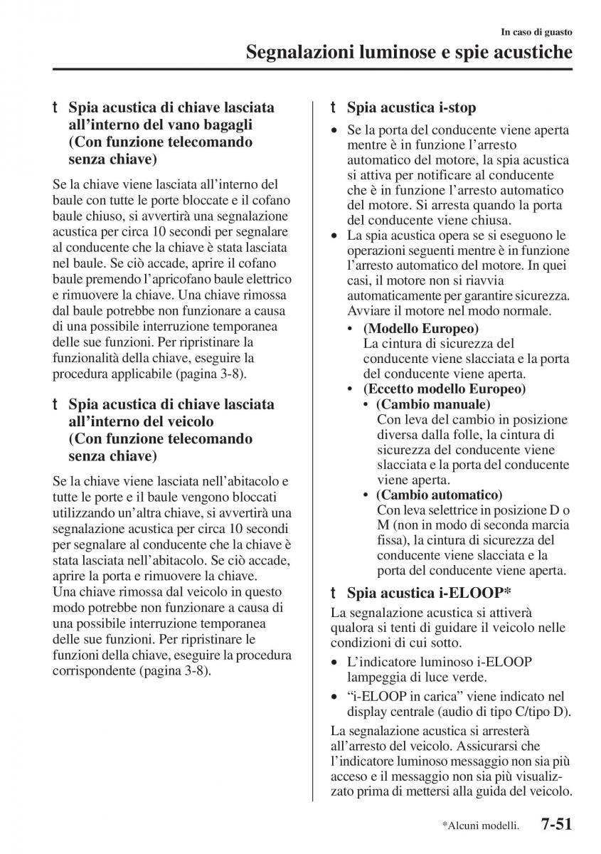 Mazda 3 III manuale del proprietario / page 627