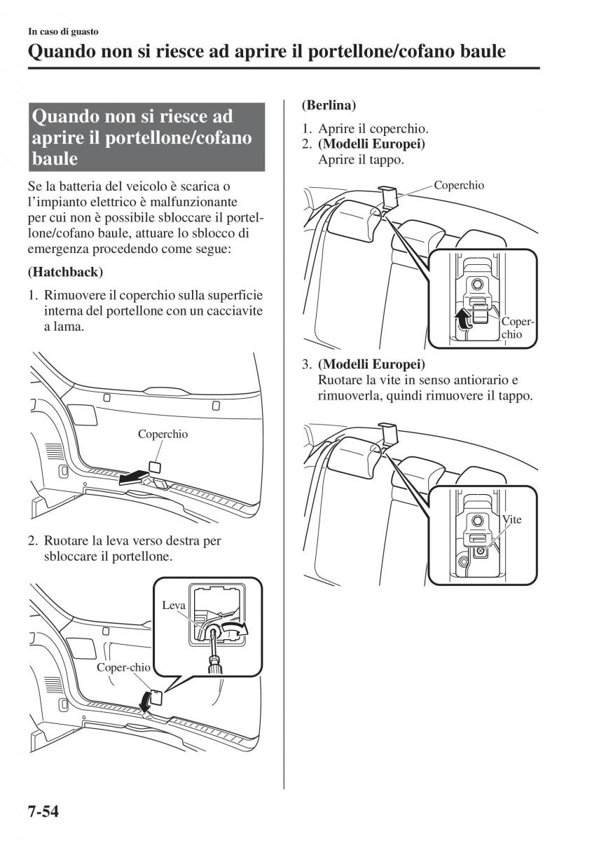 Mazda 3 III manuale del proprietario / page 630