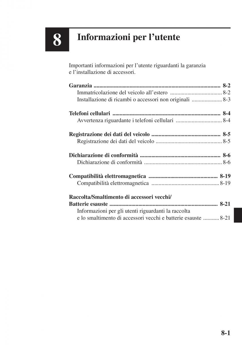 Mazda 3 III manuale del proprietario / page 633