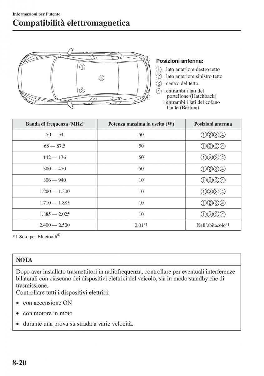 Mazda 3 III manuale del proprietario / page 652