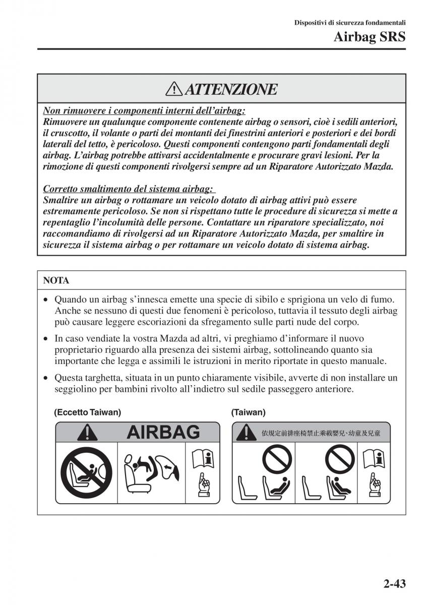 Mazda 3 III manuale del proprietario / page 67