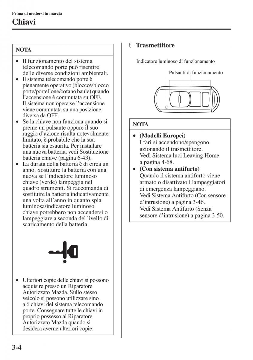 Mazda 3 III manuale del proprietario / page 82