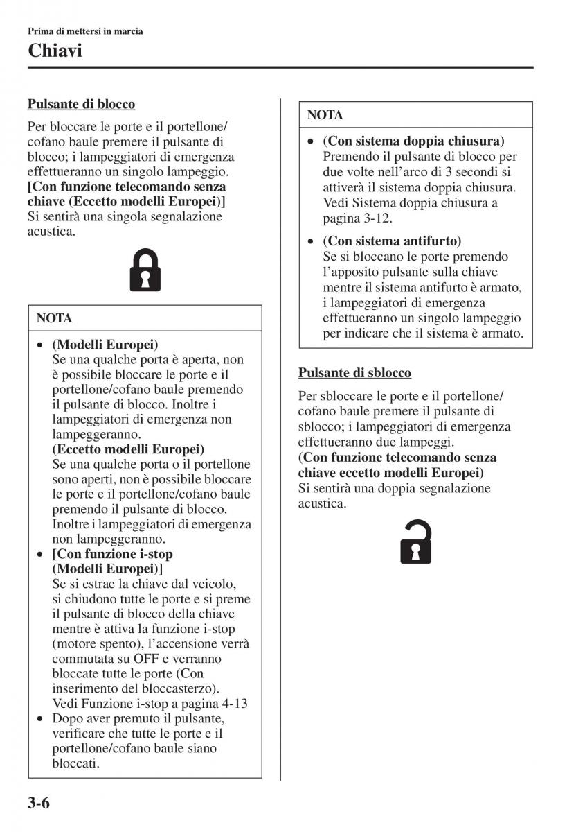 Mazda 3 III manuale del proprietario / page 84