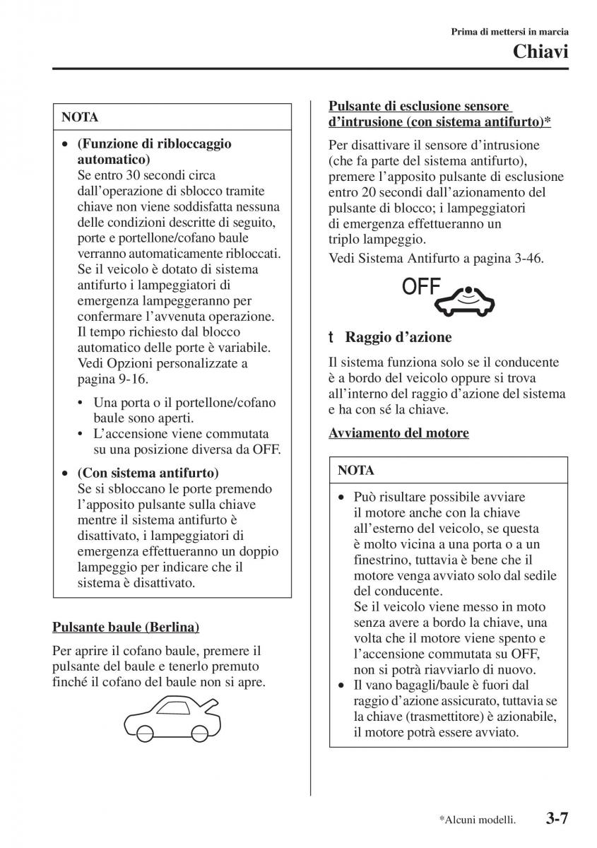 Mazda 3 III manuale del proprietario / page 85