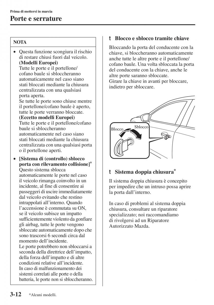 Mazda 3 III manuale del proprietario / page 90