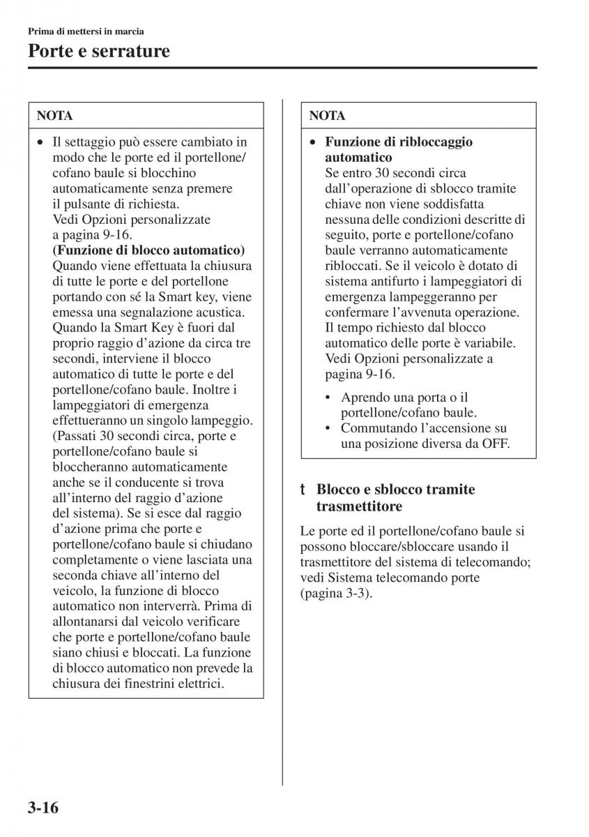 Mazda 3 III manuale del proprietario / page 94