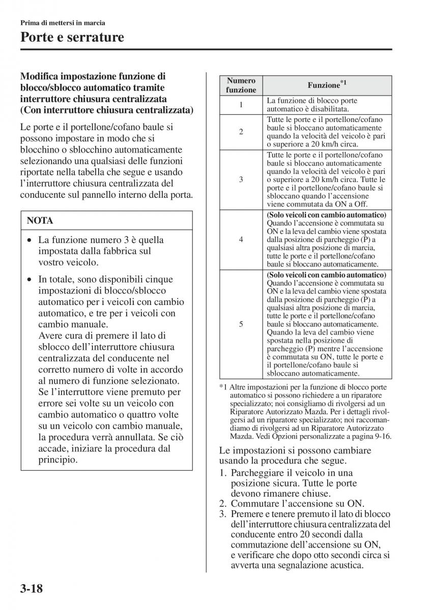 Mazda 3 III manuale del proprietario / page 96