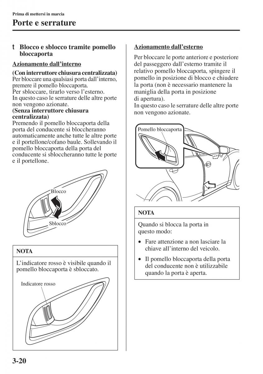 Mazda 3 III manuale del proprietario / page 98