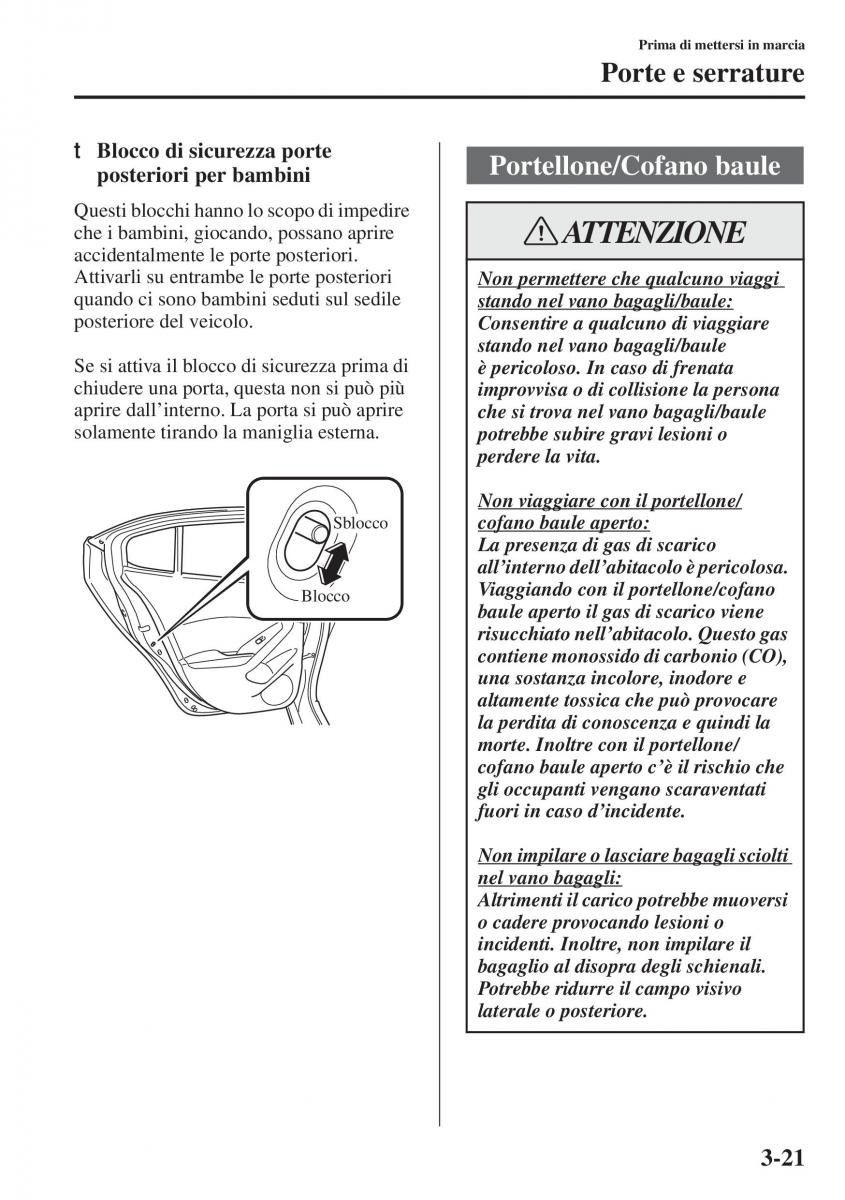 Mazda 3 III manuale del proprietario / page 99