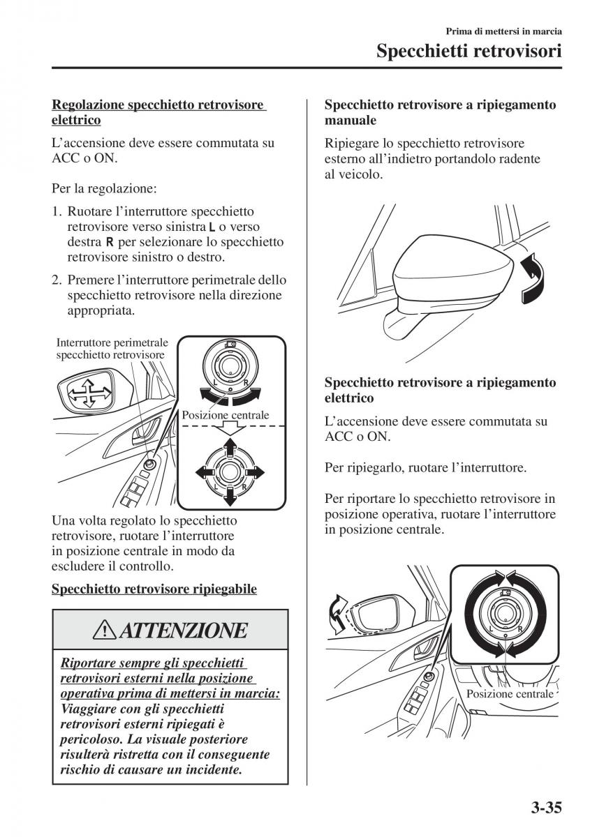 Mazda 3 III manuale del proprietario / page 113