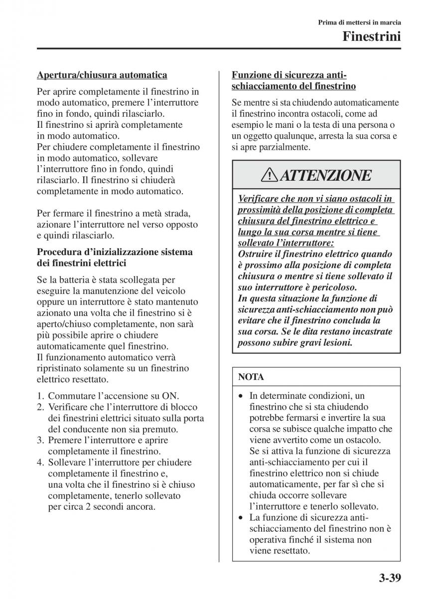 Mazda 3 III manuale del proprietario / page 117