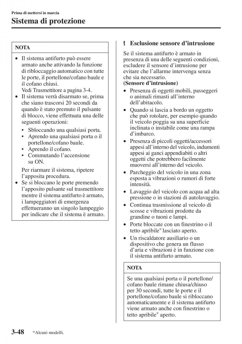 Mazda 3 III manuale del proprietario / page 126