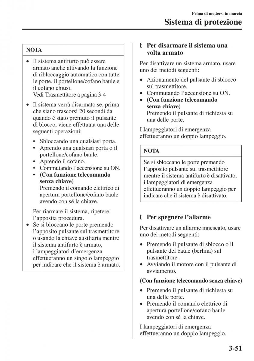 Mazda 3 III manuale del proprietario / page 129