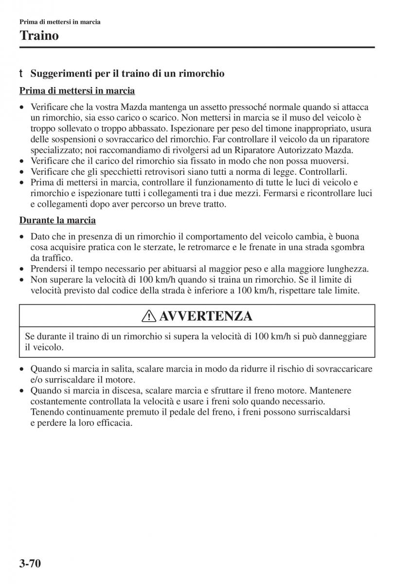 Mazda 3 III manuale del proprietario / page 148