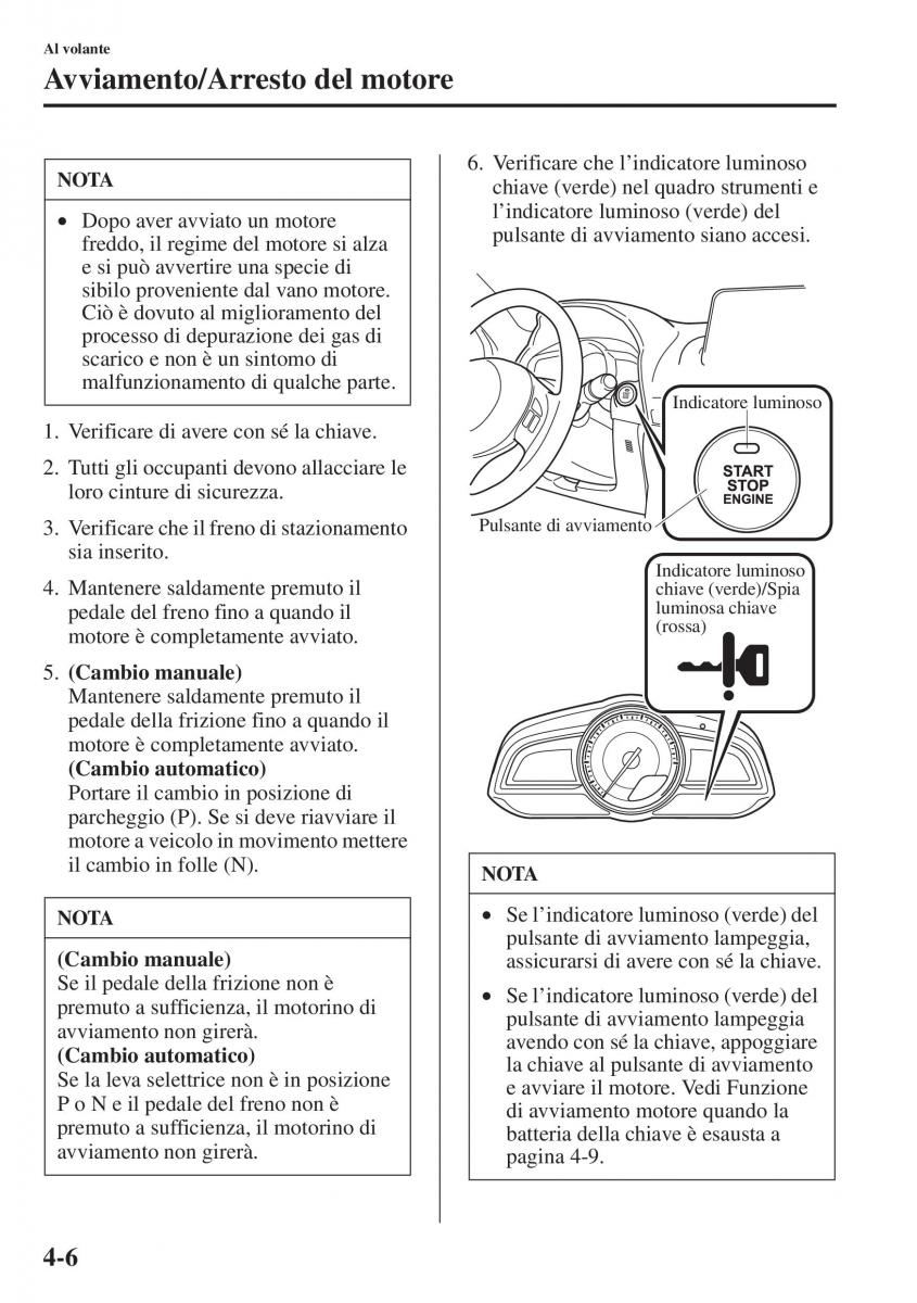 Mazda 3 III manuale del proprietario / page 156