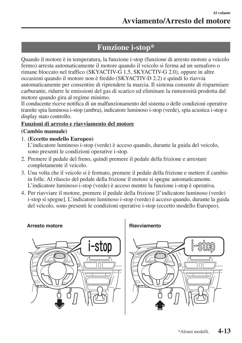 Mazda 3 III manuale del proprietario / page 163