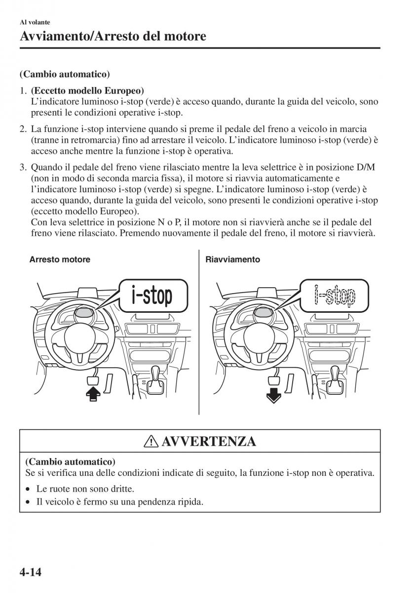 Mazda 3 III manuale del proprietario / page 164