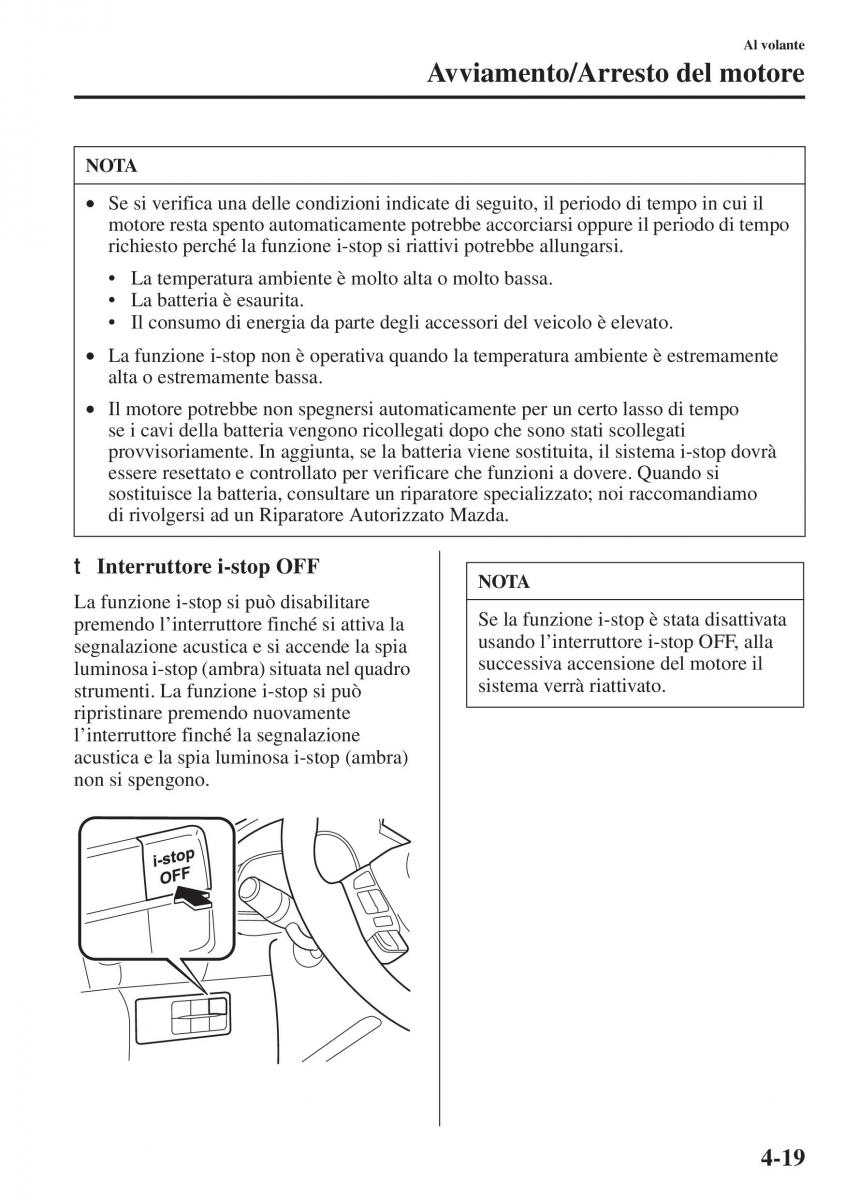 Mazda 3 III manuale del proprietario / page 169