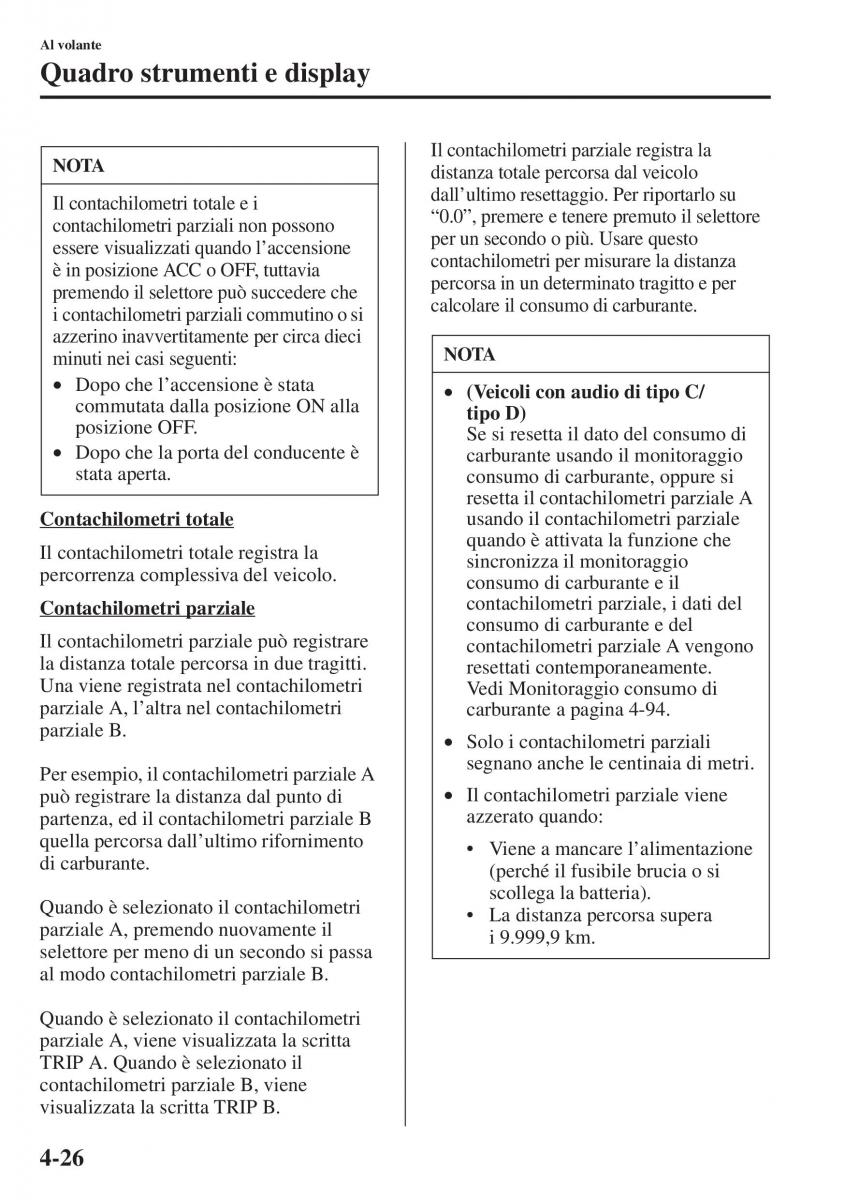 Mazda 3 III manuale del proprietario / page 176