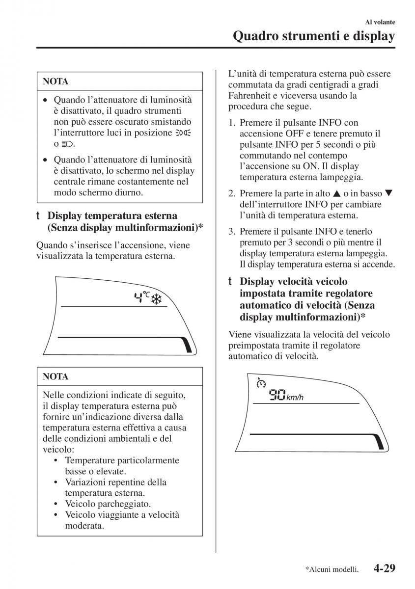 Mazda 3 III manuale del proprietario / page 179