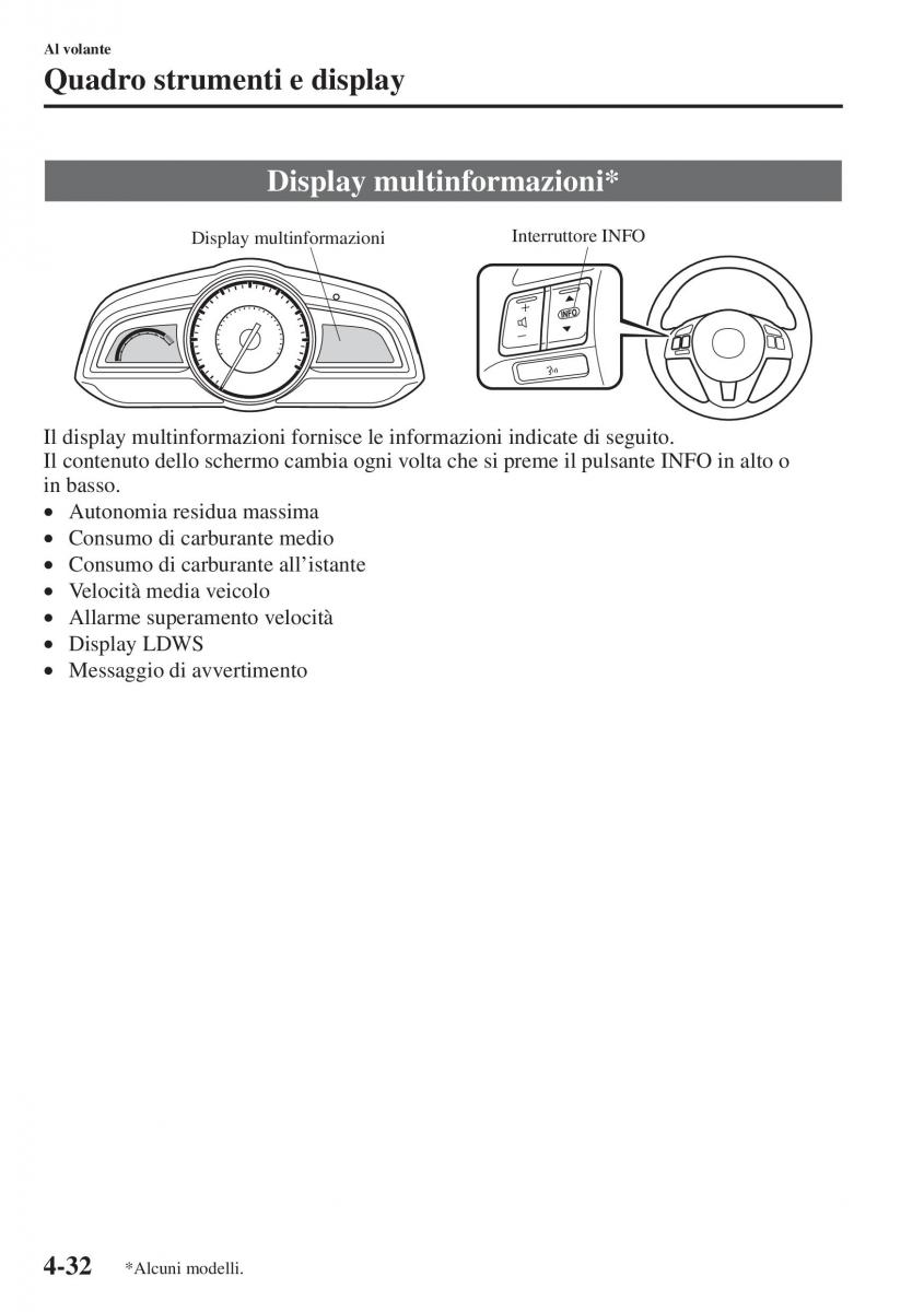 Mazda 3 III manuale del proprietario / page 182