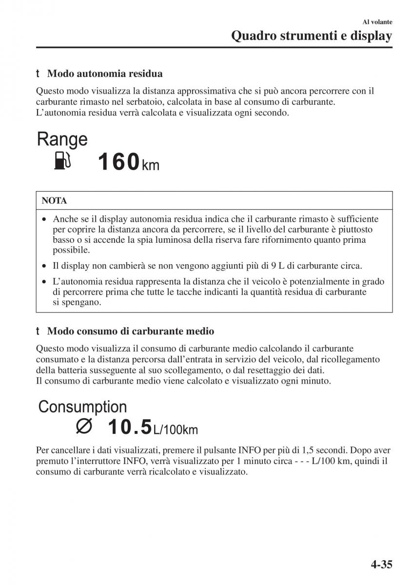 Mazda 3 III manuale del proprietario / page 185