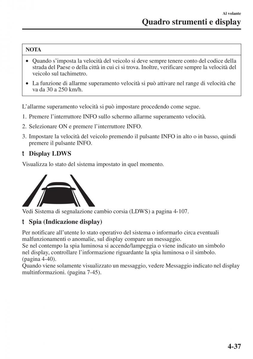 Mazda 3 III manuale del proprietario / page 187