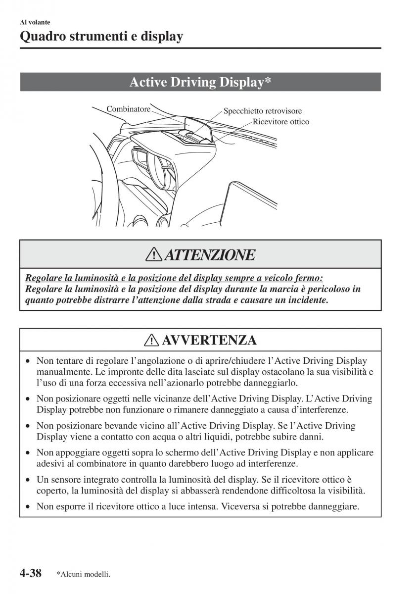 Mazda 3 III manuale del proprietario / page 188