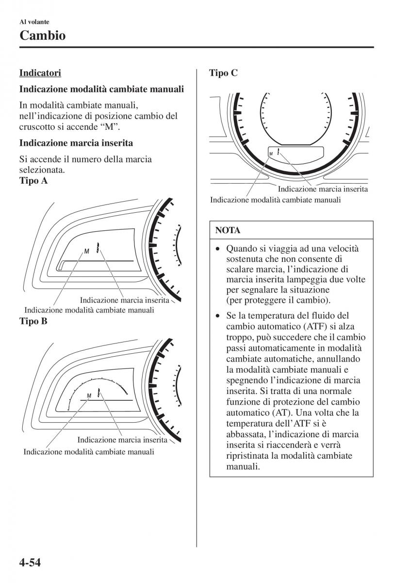 Mazda 3 III manuale del proprietario / page 204