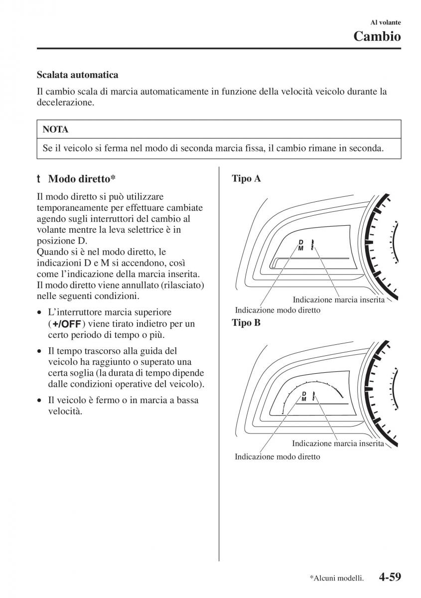 Mazda 3 III manuale del proprietario / page 209