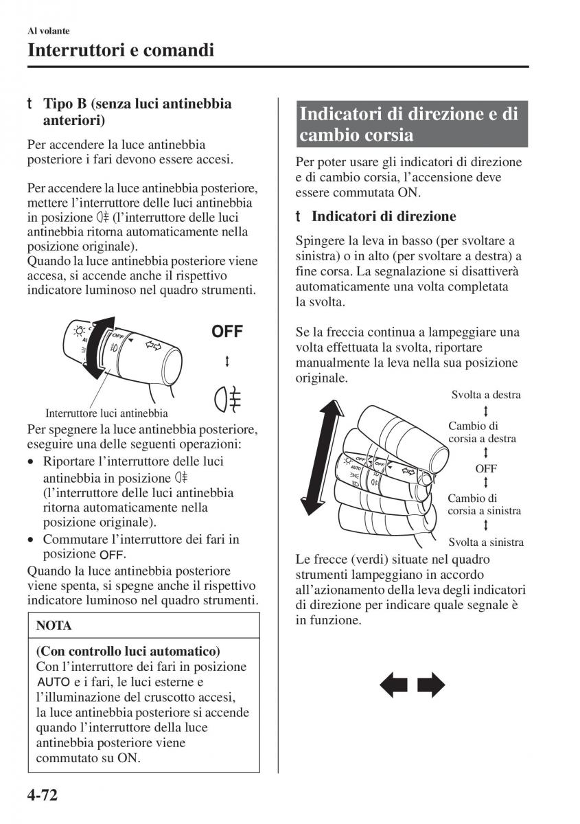 Mazda 3 III manuale del proprietario / page 222