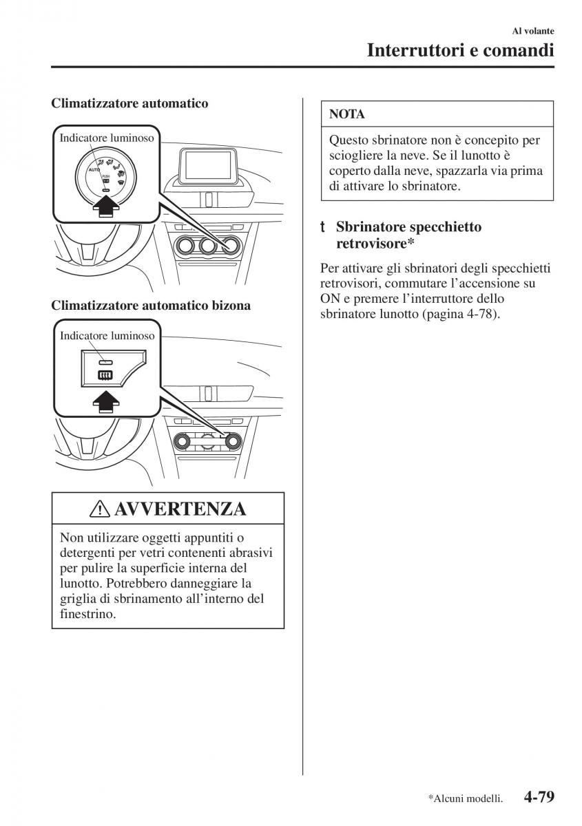 Mazda 3 III manuale del proprietario / page 229