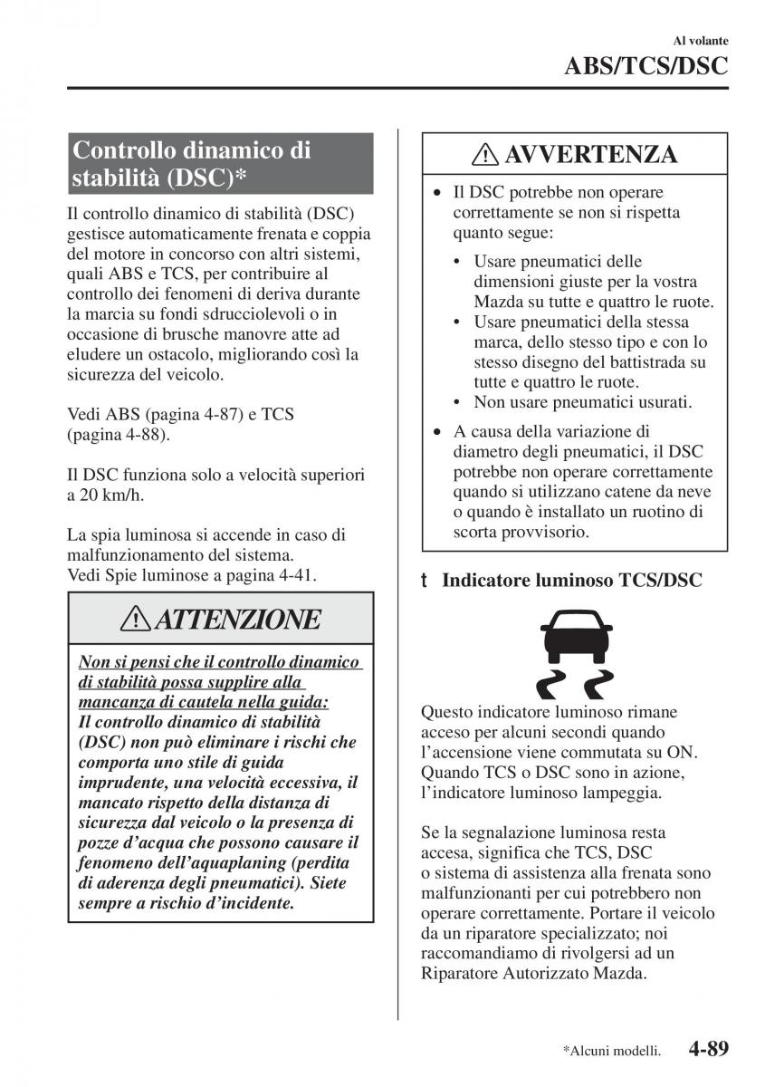 Mazda 3 III manuale del proprietario / page 239