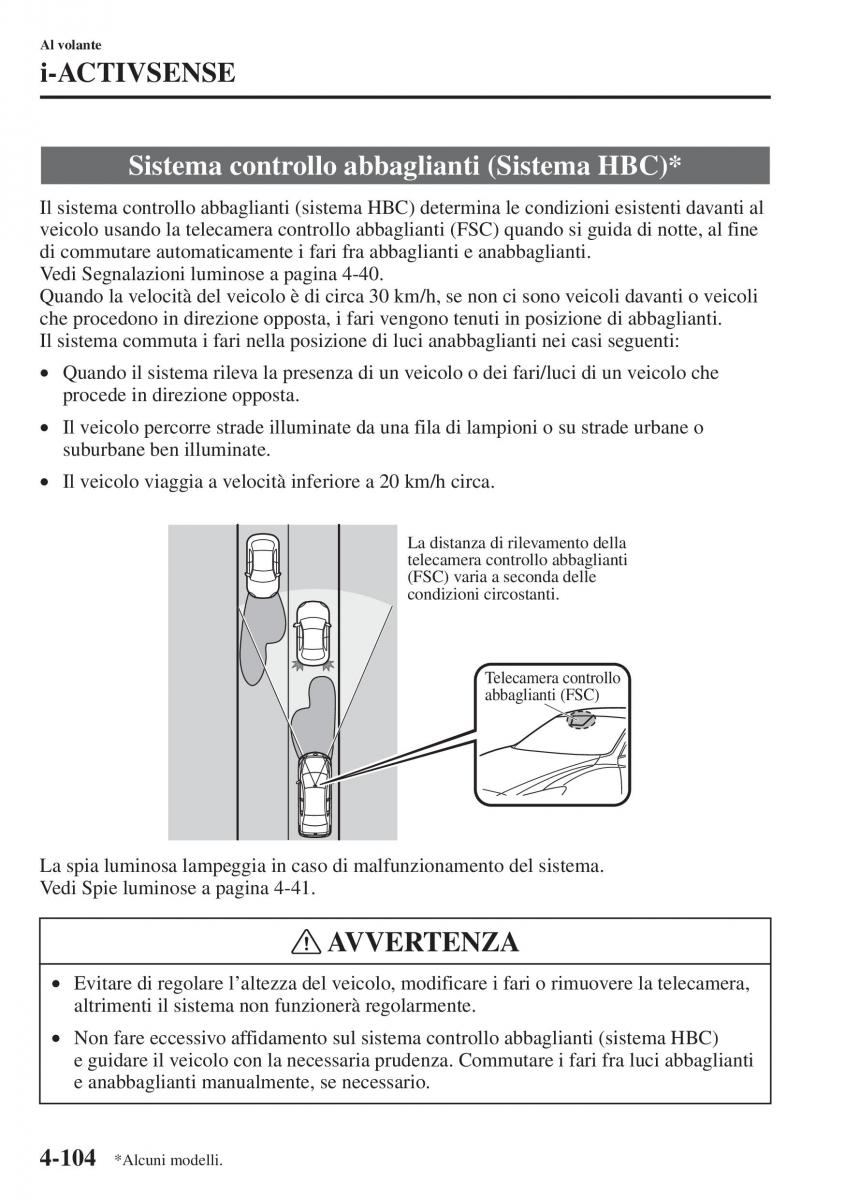 Mazda 3 III manuale del proprietario / page 254