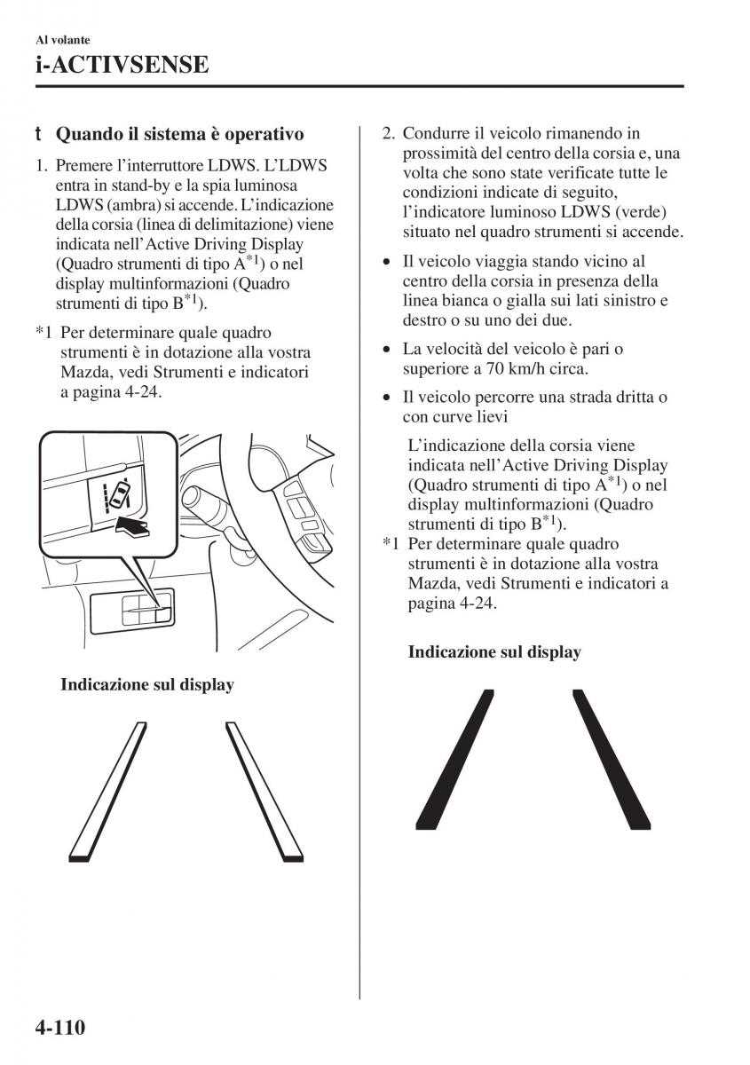 Mazda 3 III manuale del proprietario / page 260