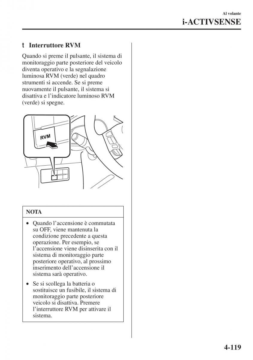 Mazda 3 III manuale del proprietario / page 269