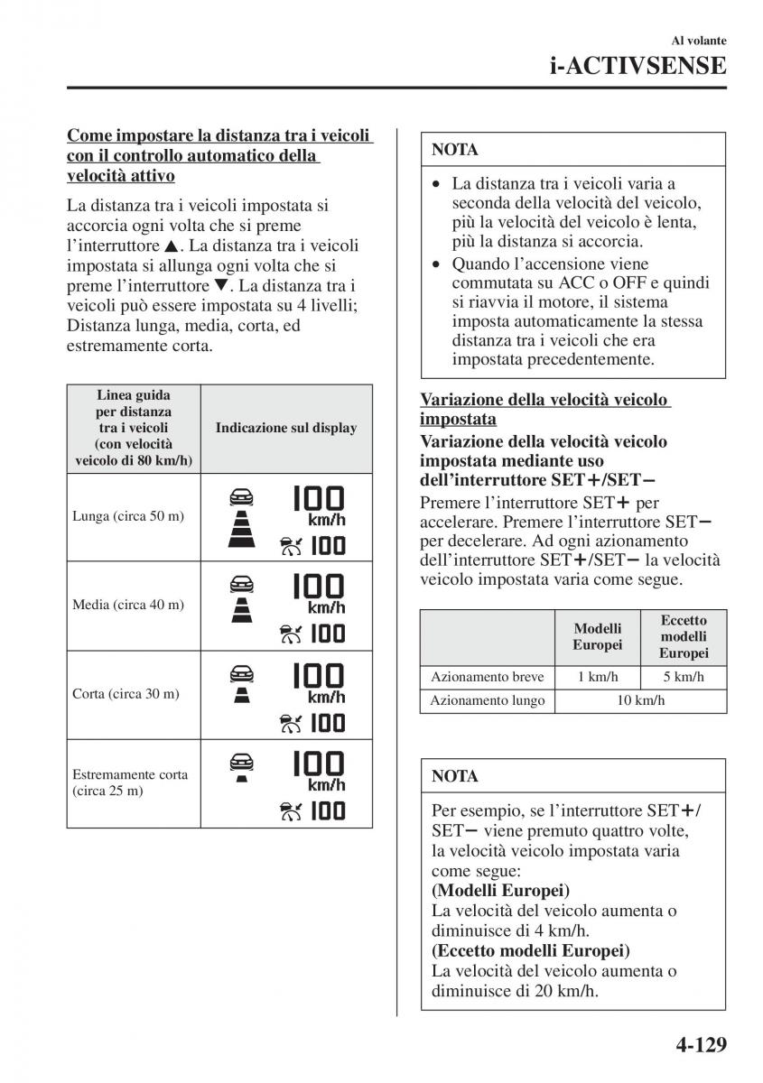 Mazda 3 III manuale del proprietario / page 279