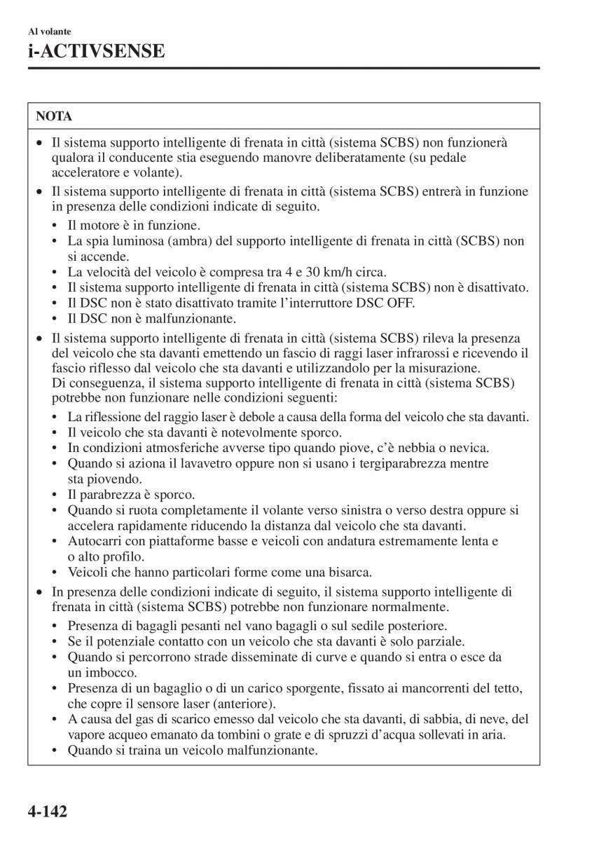 Mazda 3 III manuale del proprietario / page 292