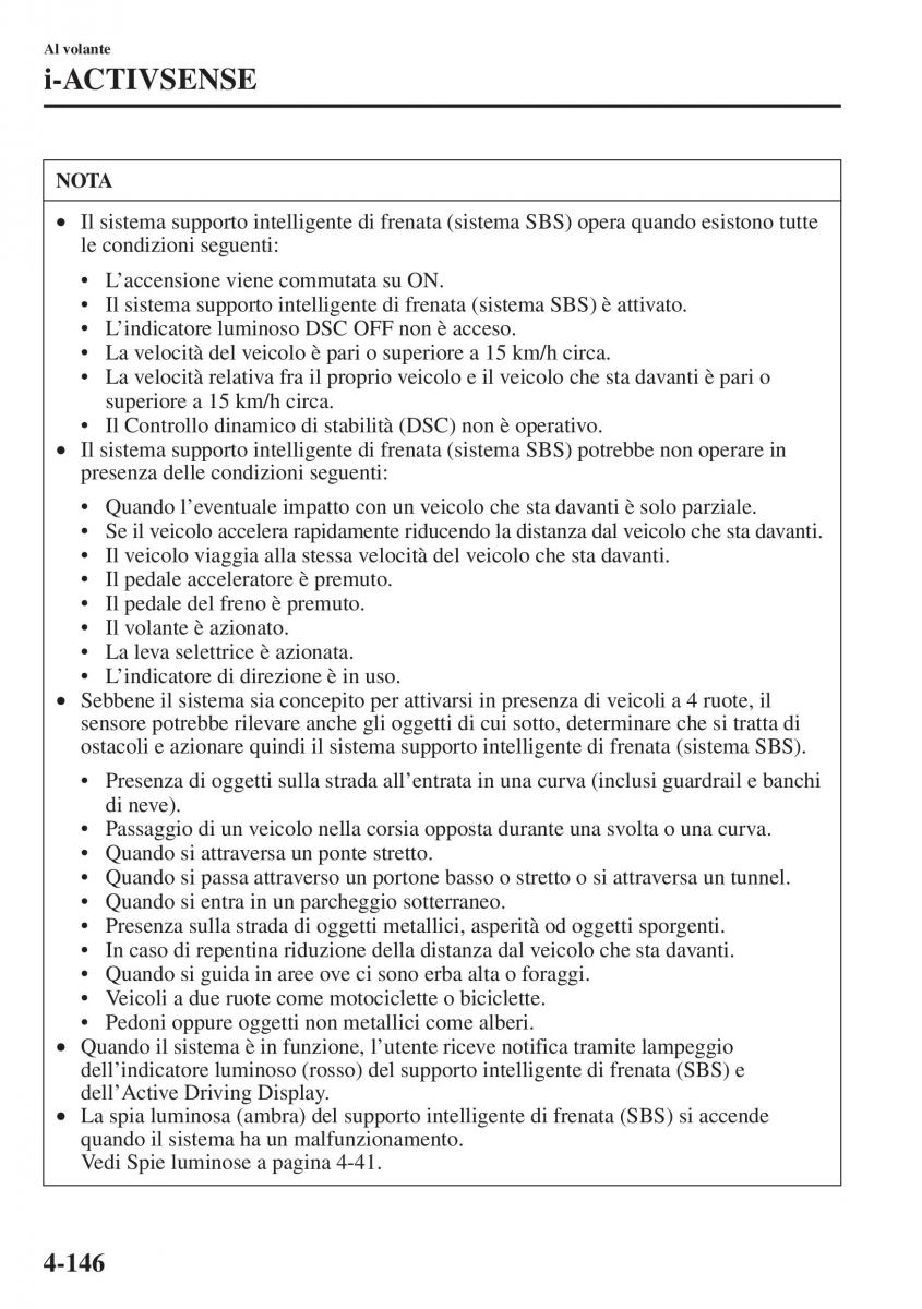 Mazda 3 III manuale del proprietario / page 296