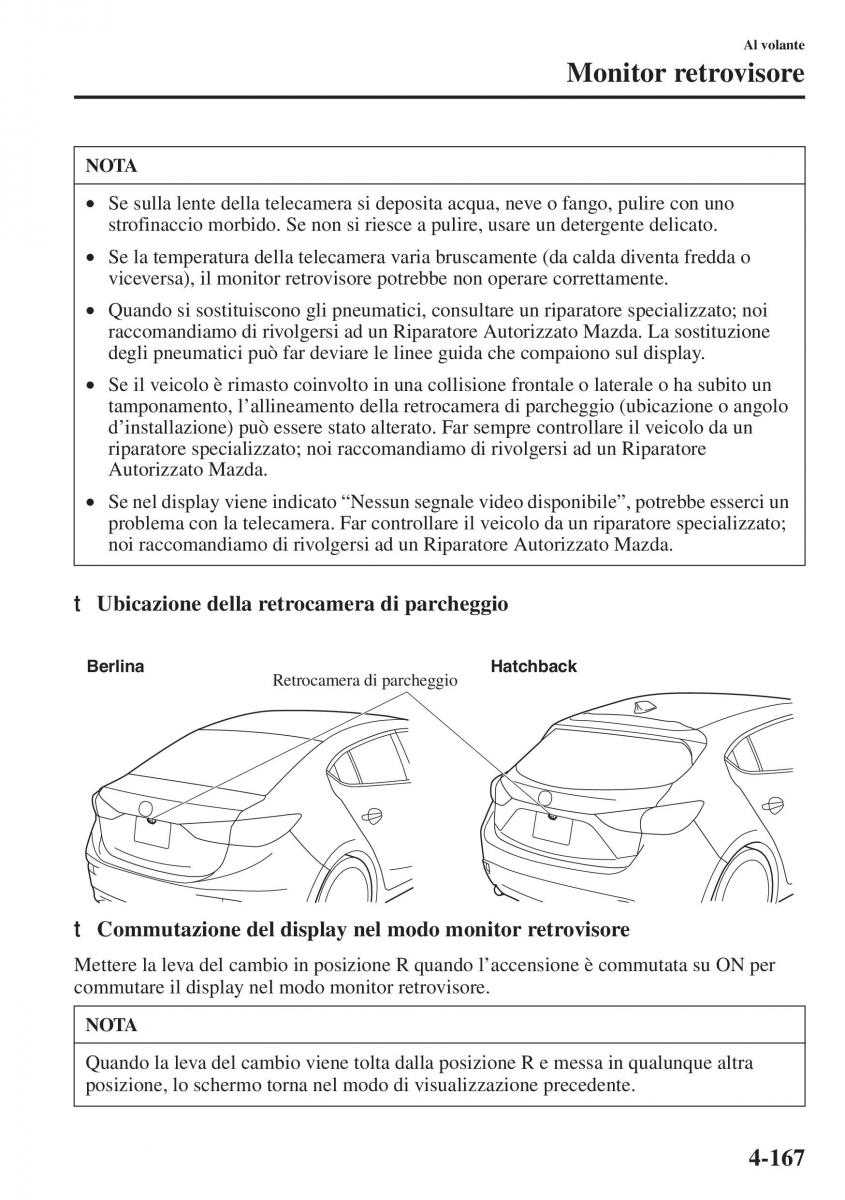 Mazda 3 III manuale del proprietario / page 317